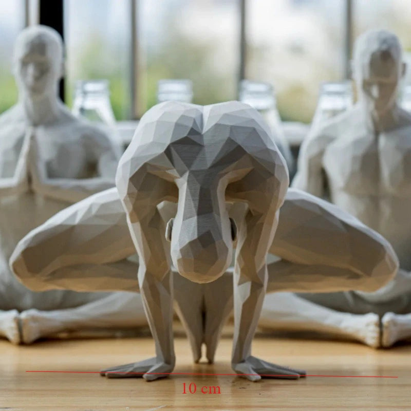 3D Printed Meditating Man Statue