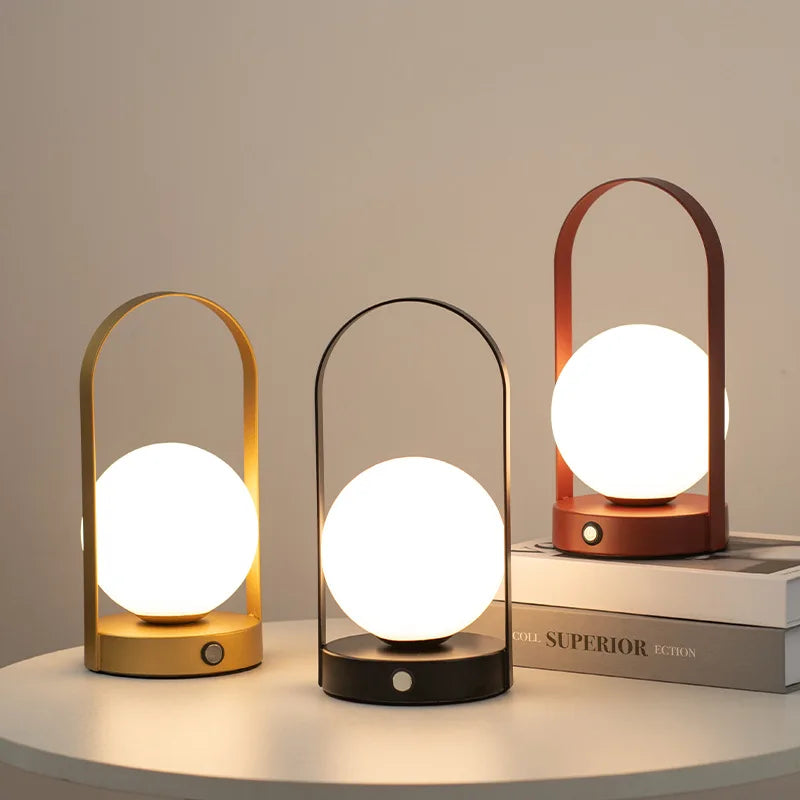 Latterrant Led Light Modern LED Lantern Table Lamp - Ikorii