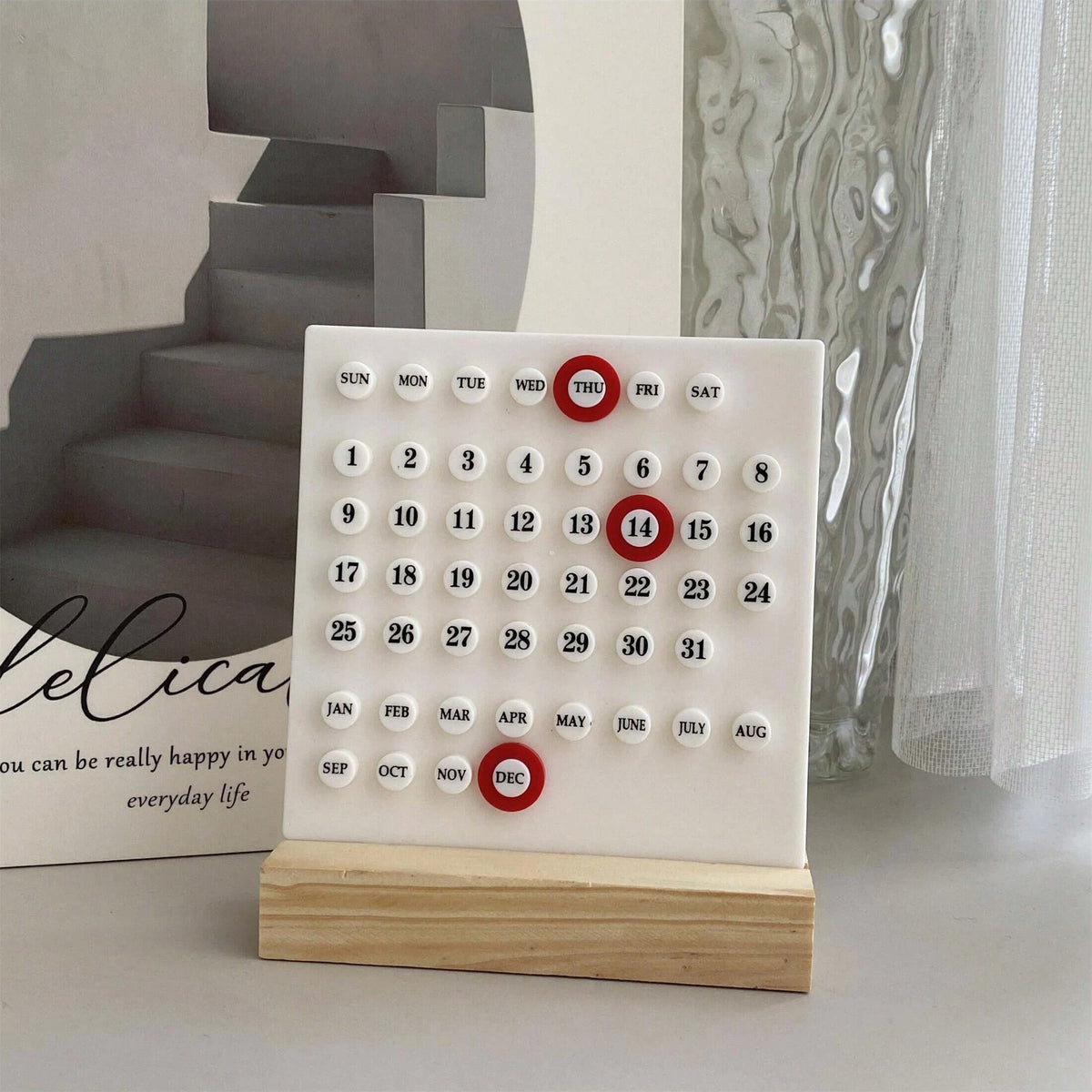 Mini DIY Desktop Calendar