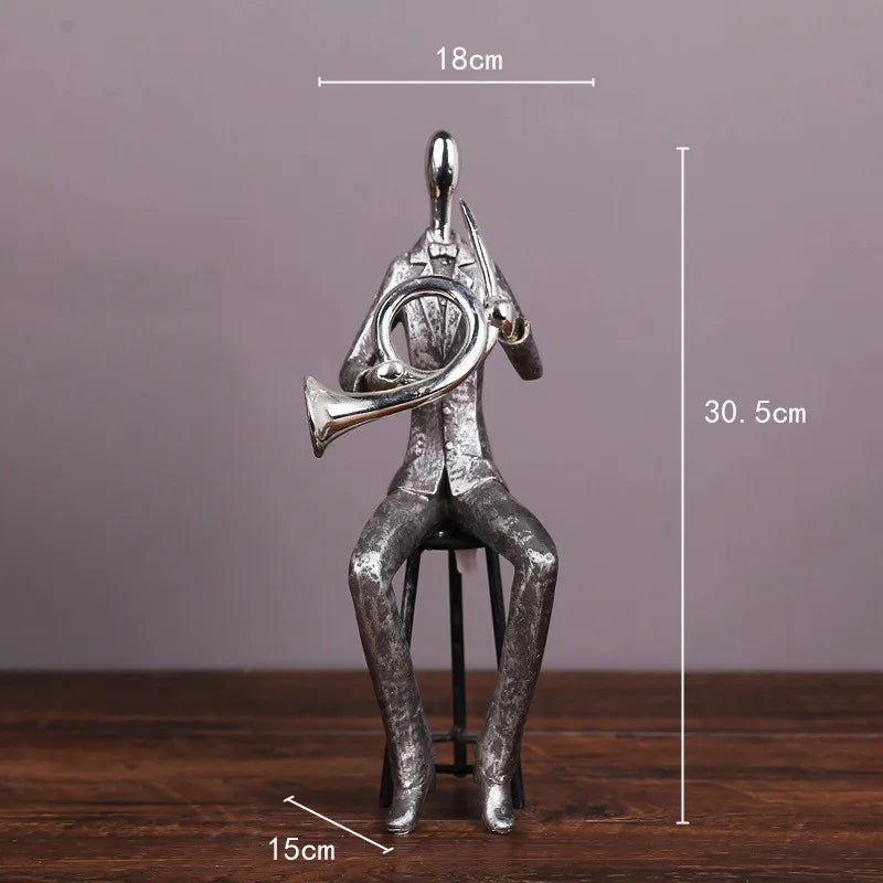 Jazz Band Home Decor Sculpture