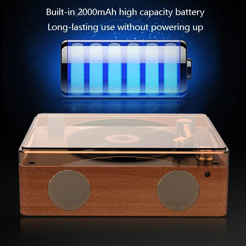 All-in-One Retro CD Player with Bluetooth