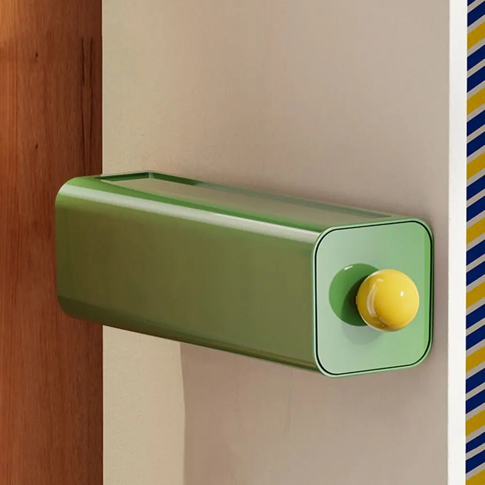 Wall-Mounted Push-Drawer Storage Box