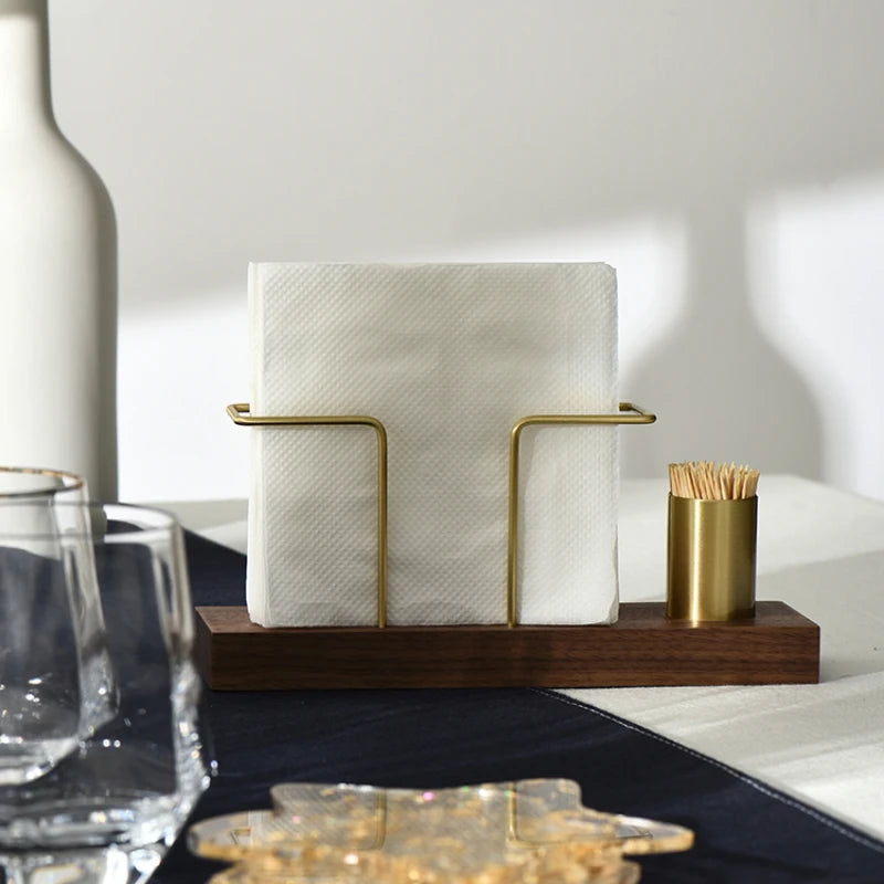 Modern Wooden Napkin Holder