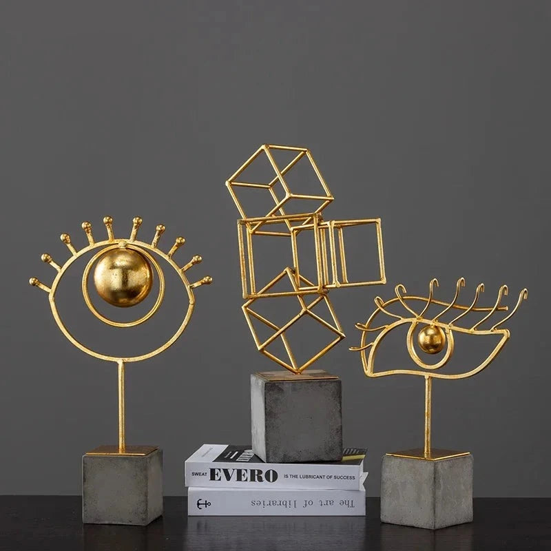 Modern Creative Resin Gymnast Sculpture