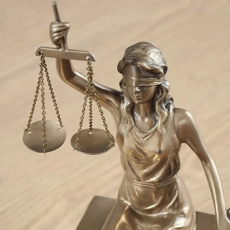 Themis Bookend Statue