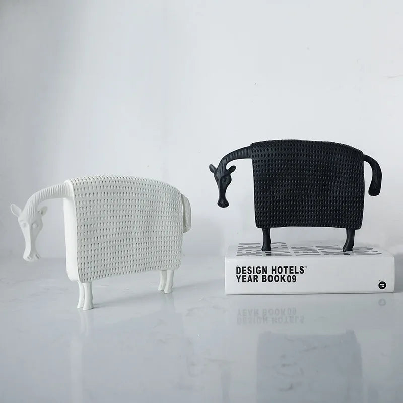 The Textured Block Animal Sculpture