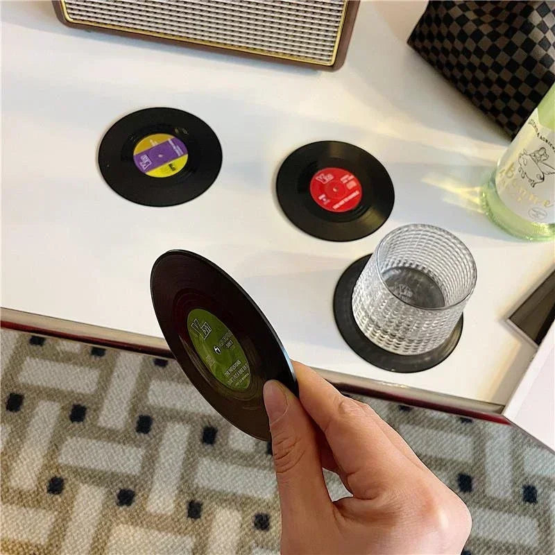 Vinyl Spin Coasters