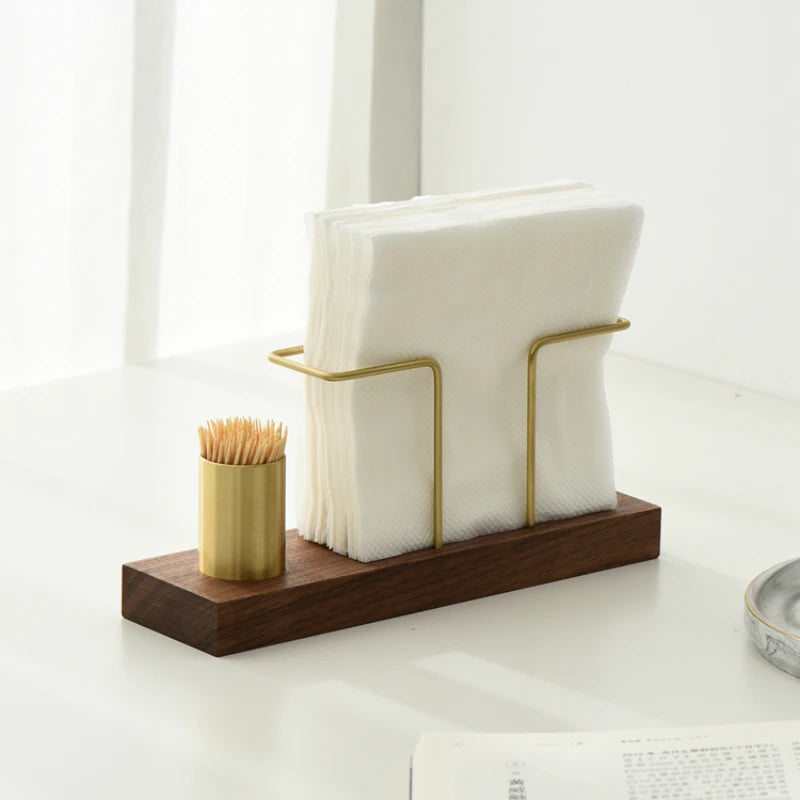 Modern Wooden Napkin Holder