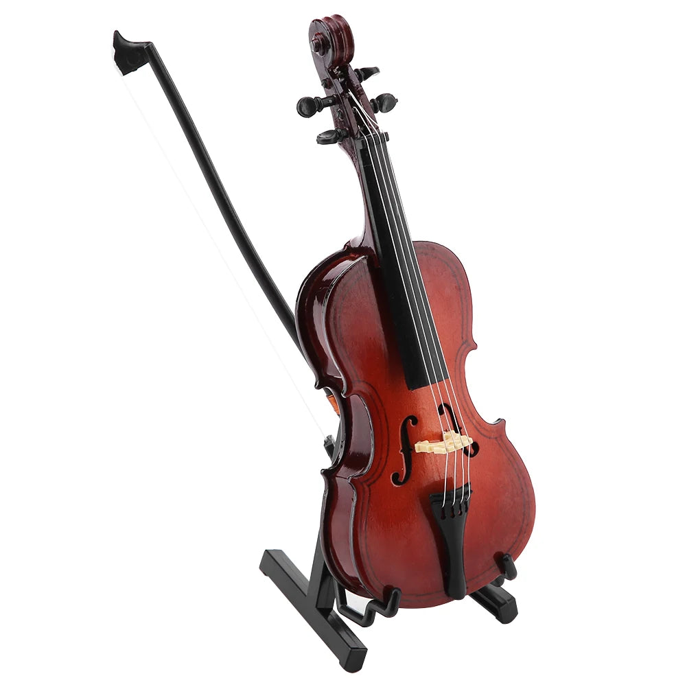 Miniature Wooden Cello Replica