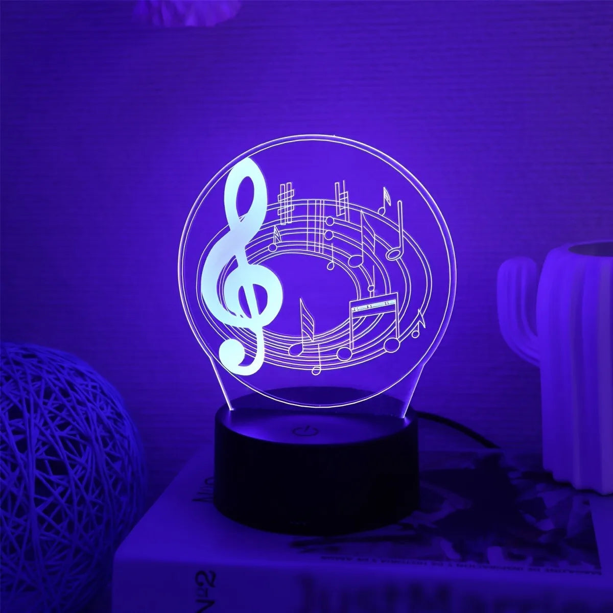 Music Note Torch 3D Musical Note Night Light - Ikorii