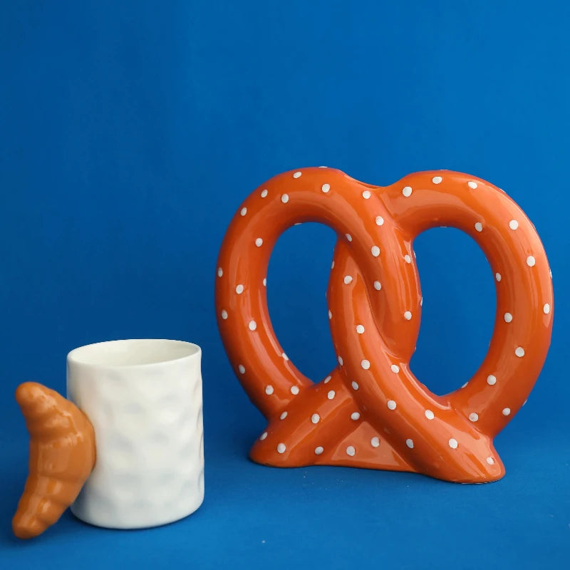Nordic Creative Pasta & Pretzel Ceramic Vases