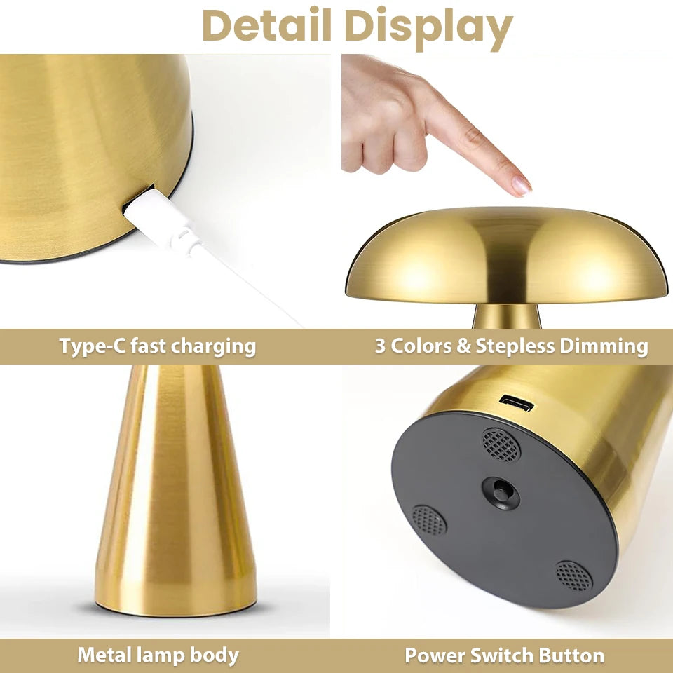 The Aura Mushroom Lamp