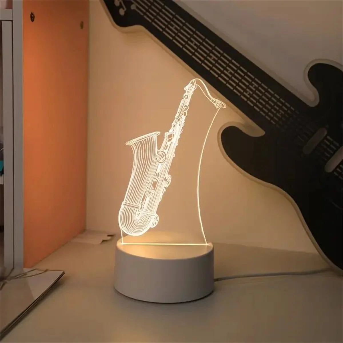 Saxophone 3D Night Light