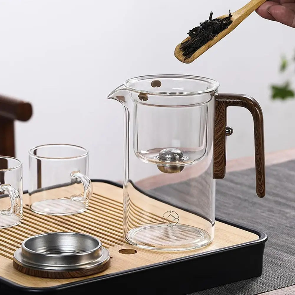 Misty Glass Infuser Teapot