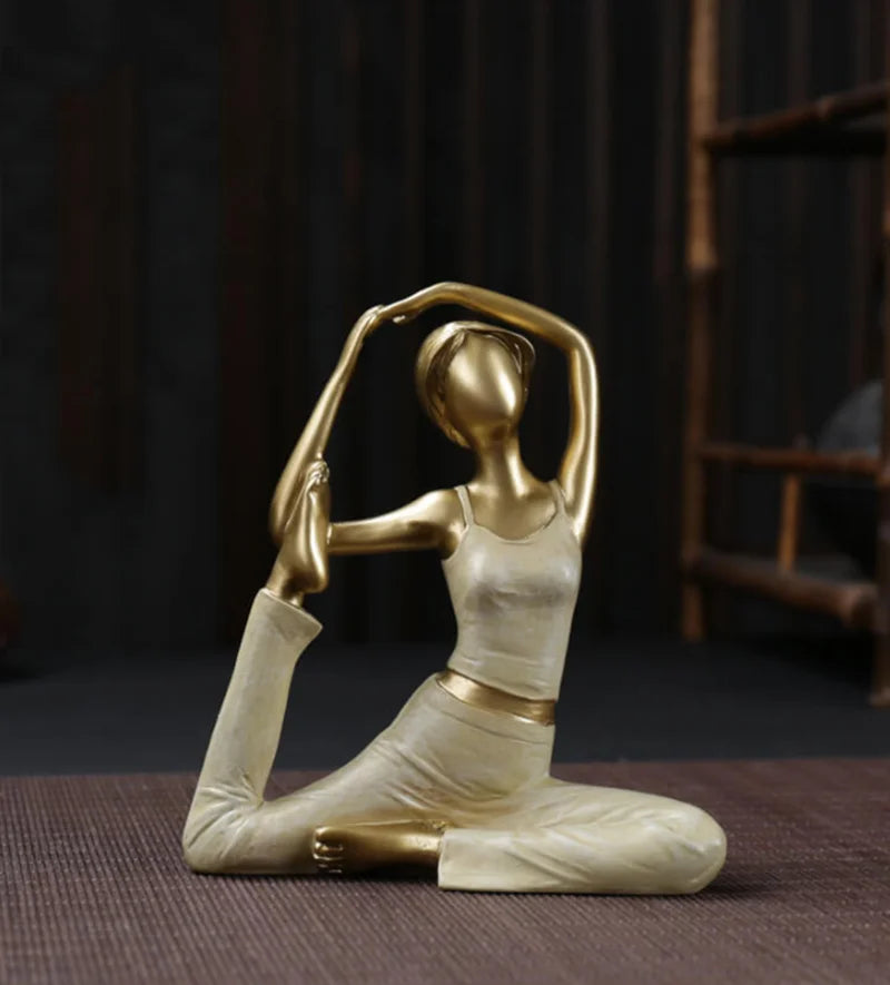 Artistic Yoga Pose Figurine Collection
