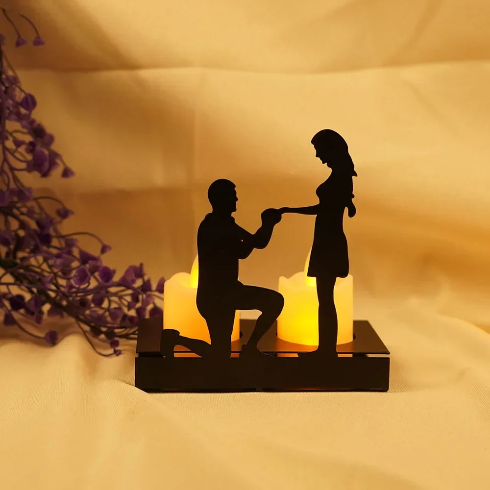 Romantic Couple Candle Holder