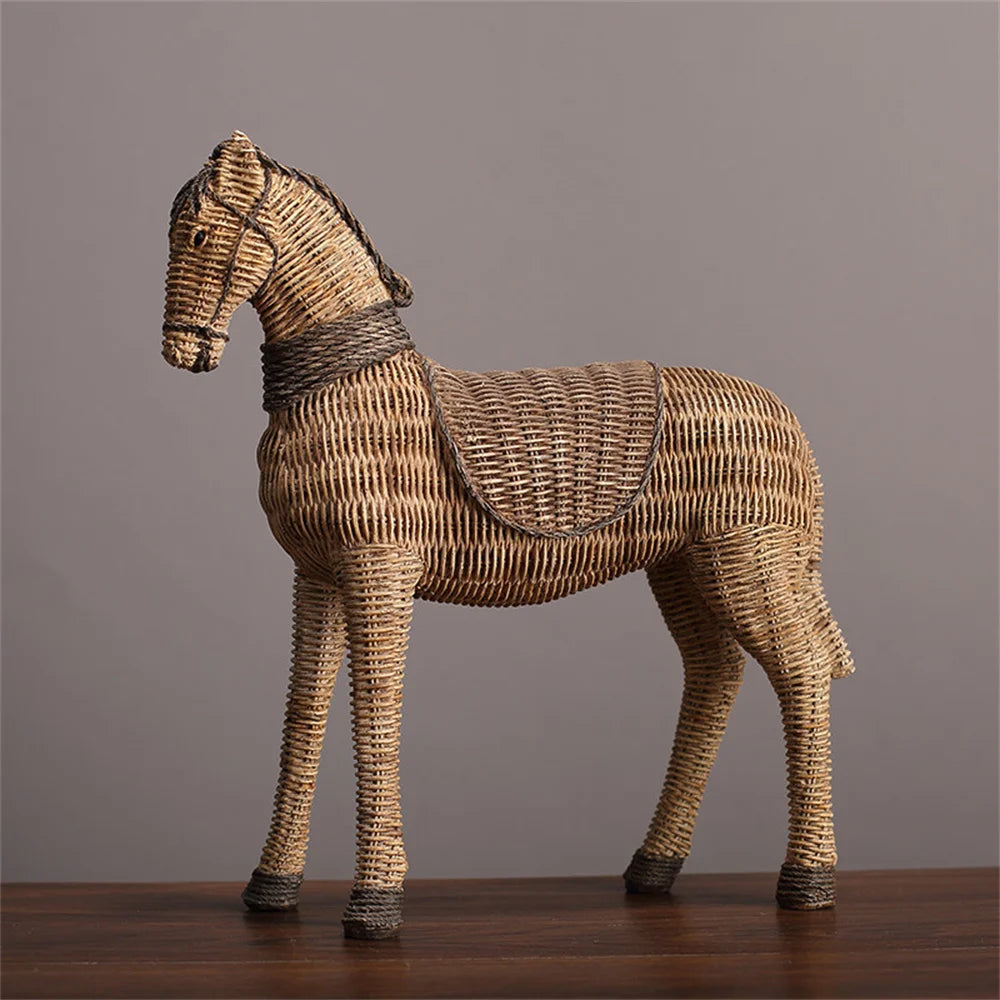 The Woven Steed Sculpture