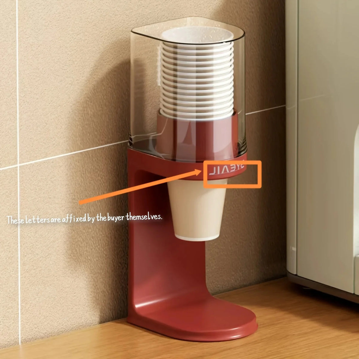 Pull-Type Disposable Cup Dispenser