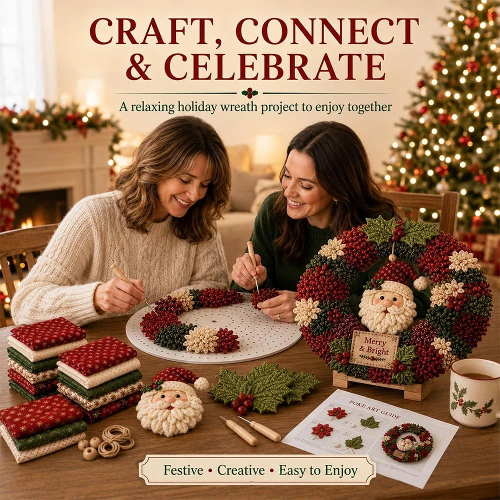 3D Christmas Wreath DIY Craft Kit