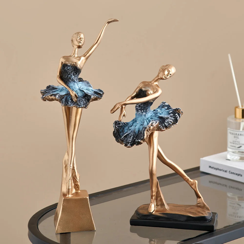 Dancing Girl Resin Statue