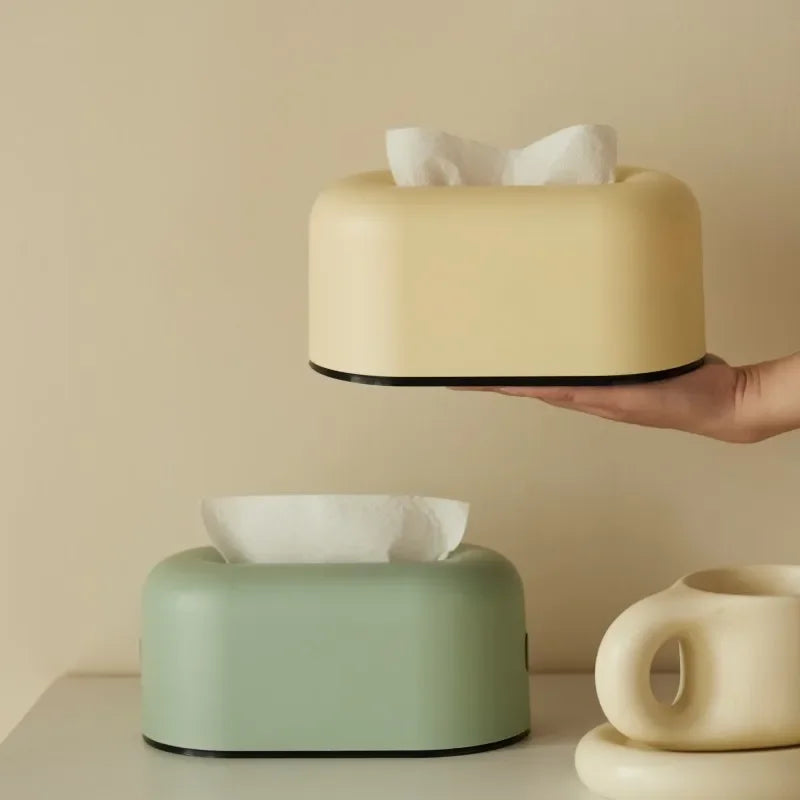 Modern Minimalist ABS Tissue Box Cover &amp; Organizer