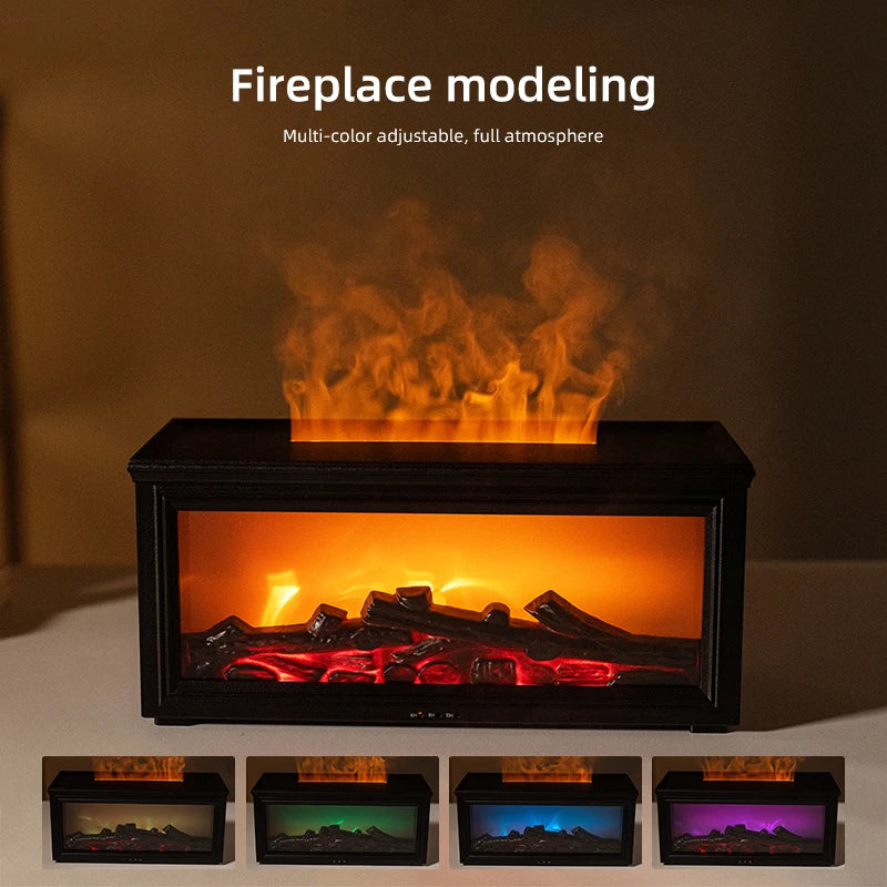 7-Color Flame Essential Oil Diffuser