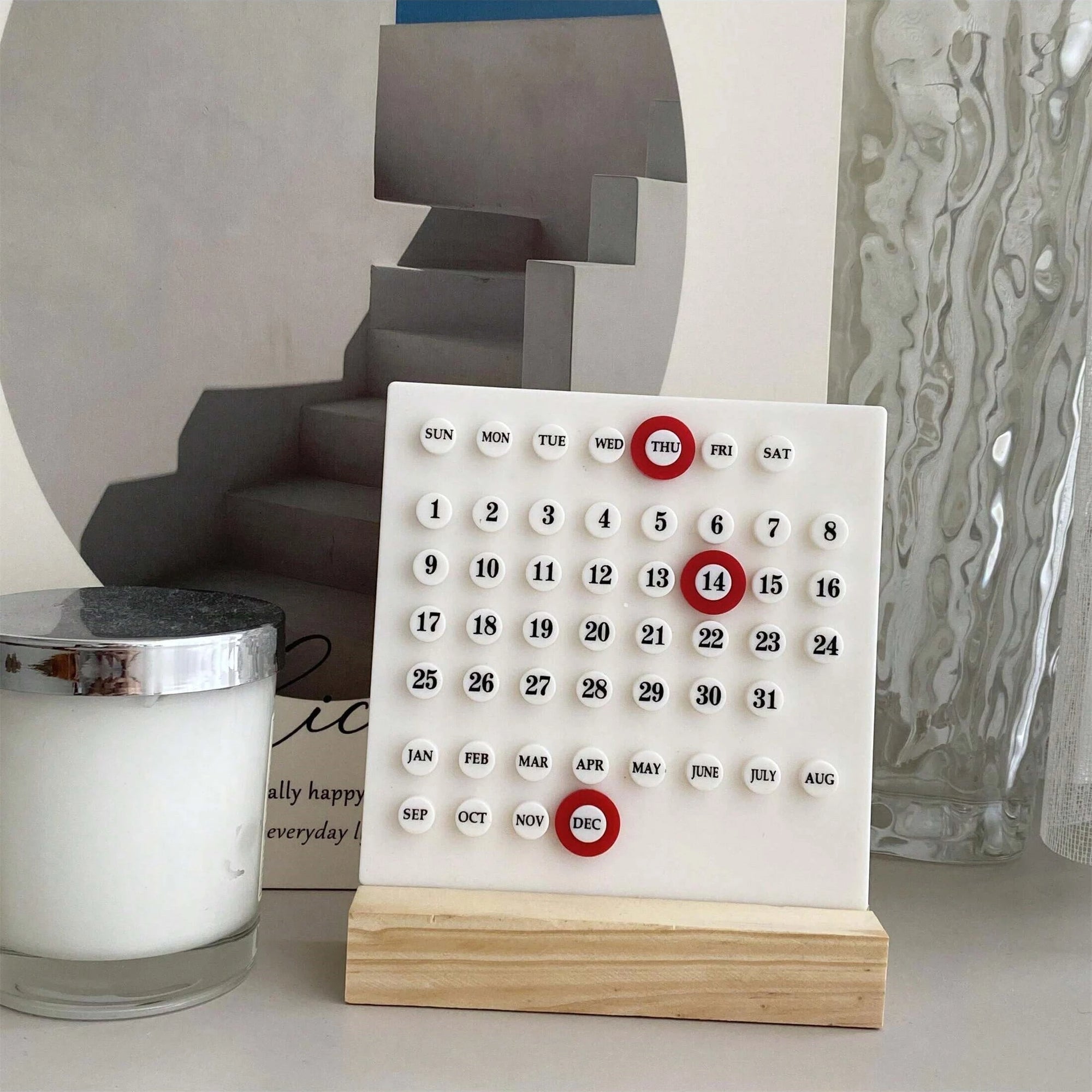 Mini DIY Desktop Calendar