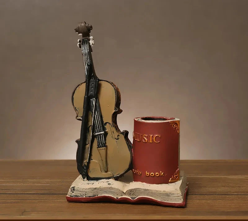 Resin Musical Pen Holder