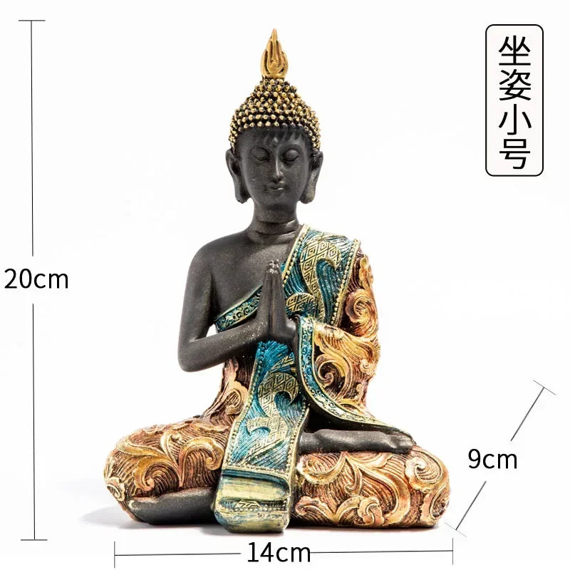 Handmade Thai Buddha Statue for Meditation & Decor