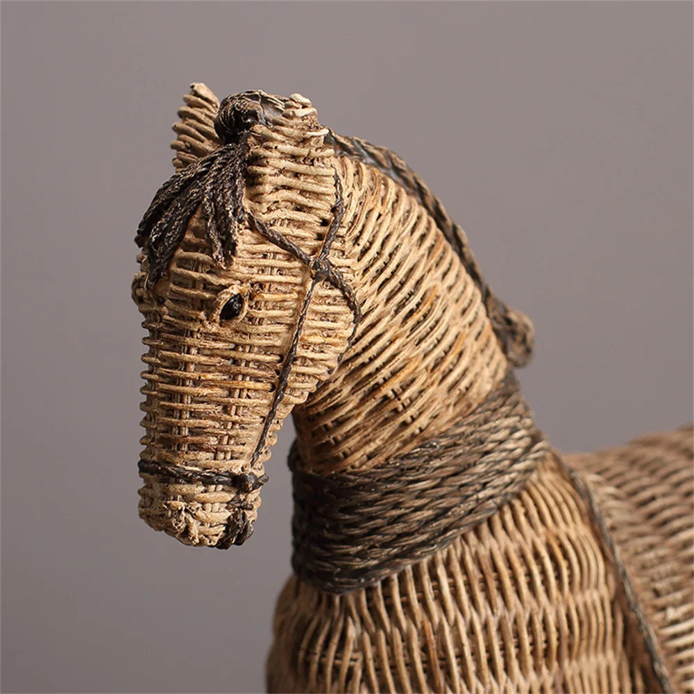 The Woven Steed Sculpture