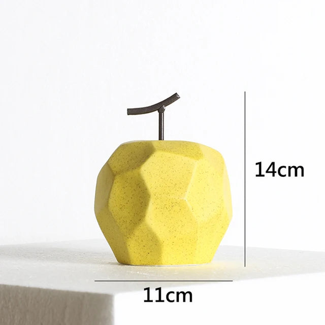 Modern Ceramic Fruit Sculptures