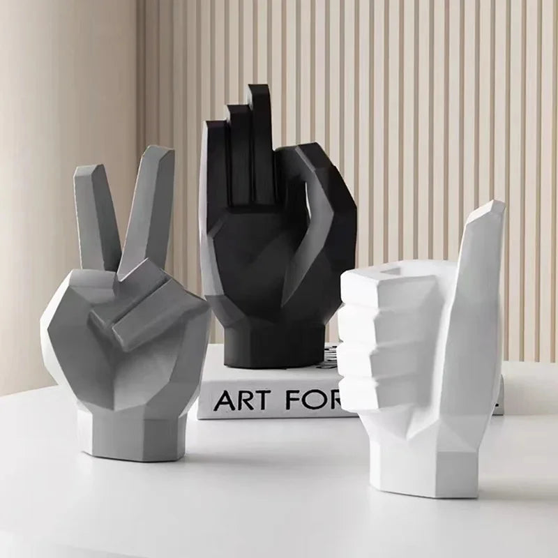 Modern Abstract Hand Sculptures