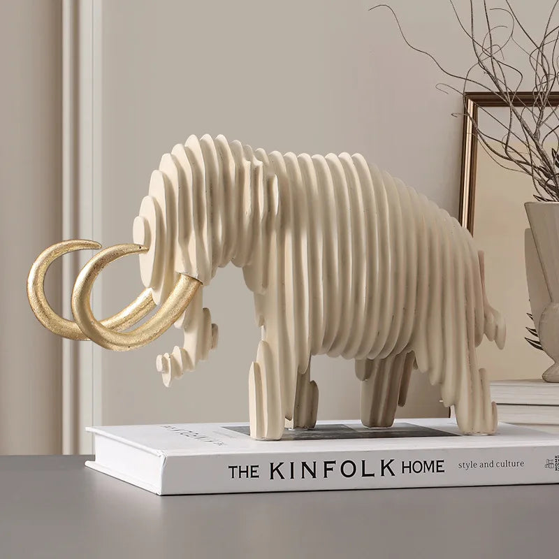 Abstract Geometric Animal Sculptures