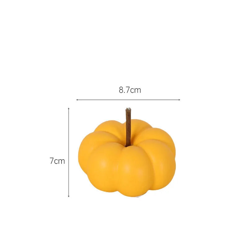 Mini Ceramic Pumpkin Figurines