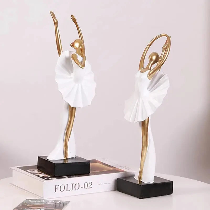 Nordic Style Ballet Dancer Sculpture