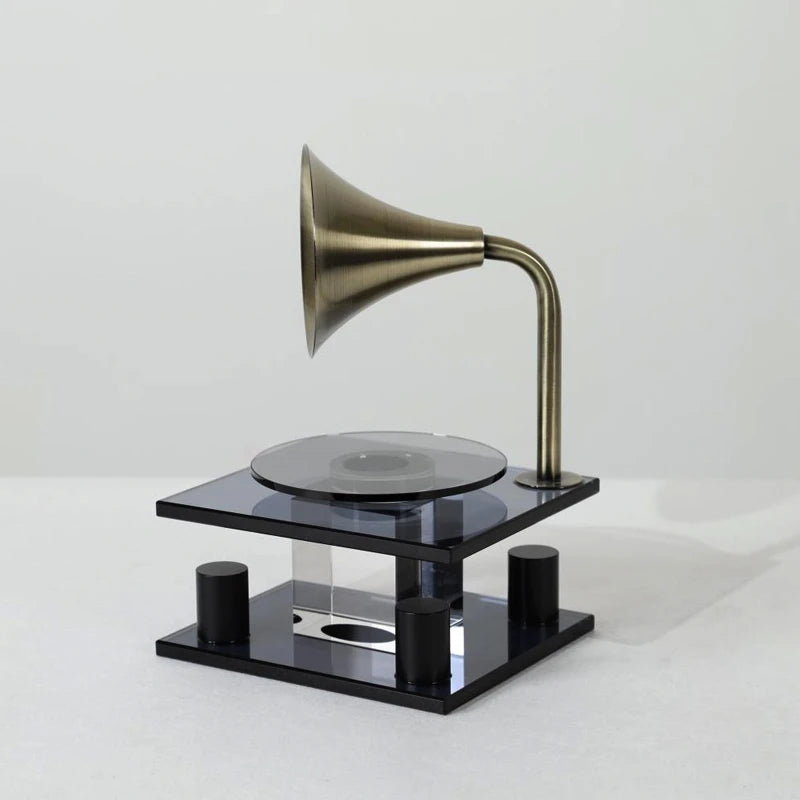 Decorative Jukebox Crystal Ornament Modern Desk Sculpture