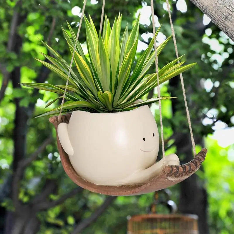 The Swinging Sprout Planter