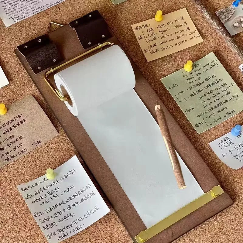 Hangable Retro Wooden Note Board