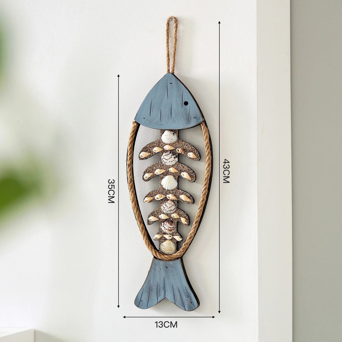 Wooden Fish Wall Decor