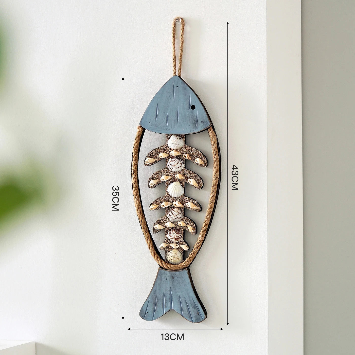 Wooden Fish Wall Decor