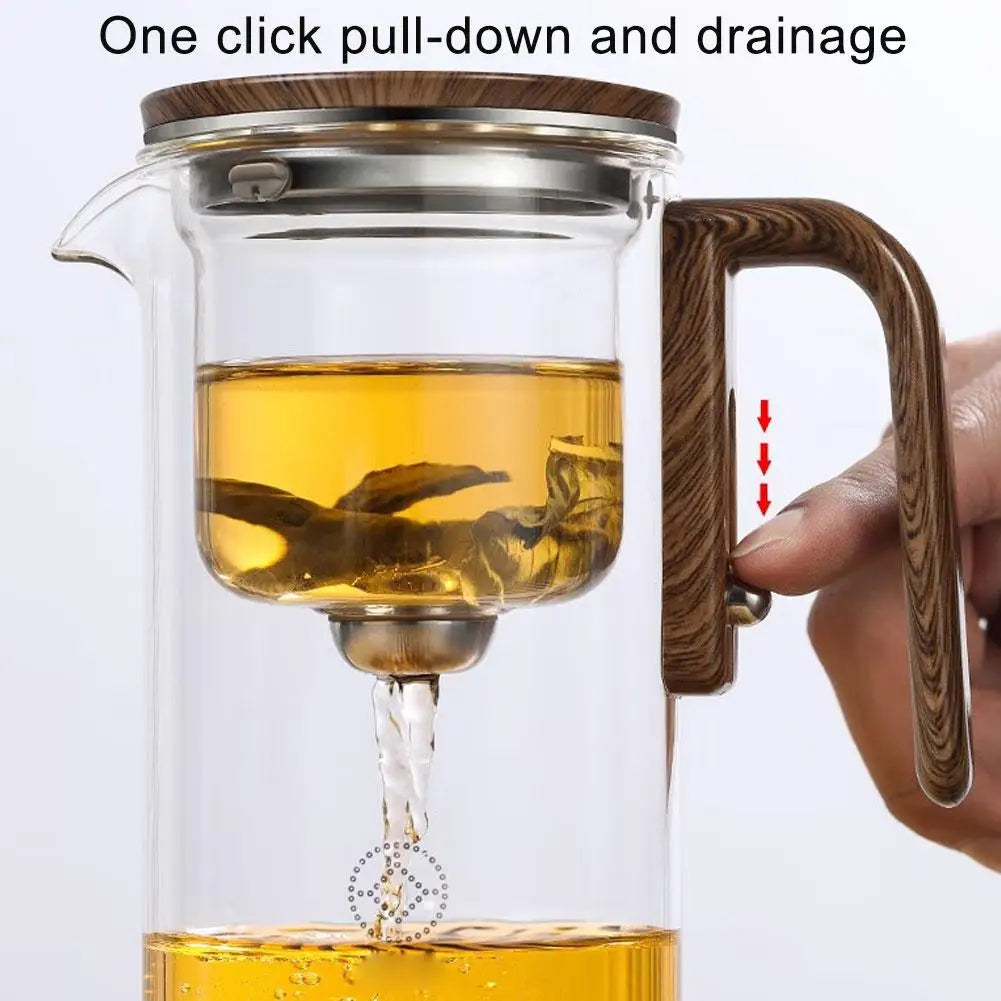 Misty Glass Infuser Teapot