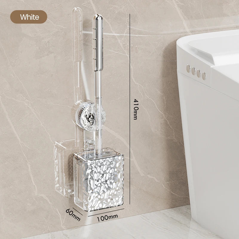 Wall Mounted Glacier Toilet Brush