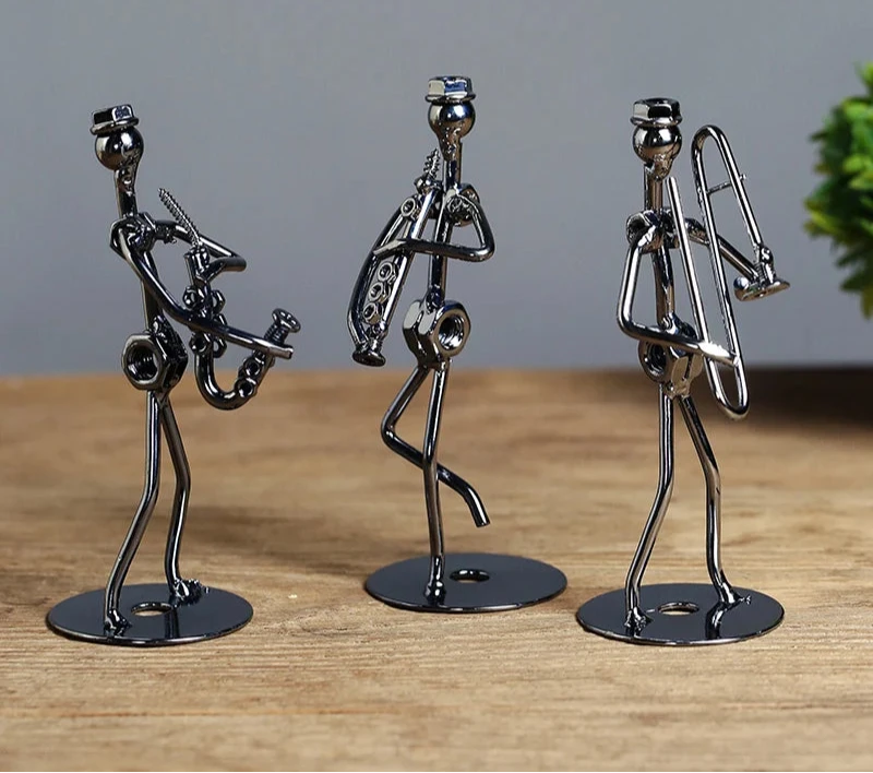 Metal Musician Figurines