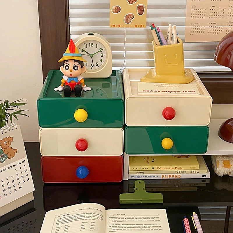 Stackable Dopamine Desktop Drawer Storage Box