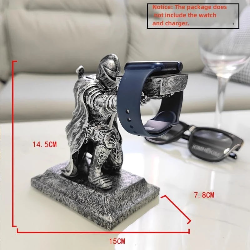 Knight Figurine Watch Holder
