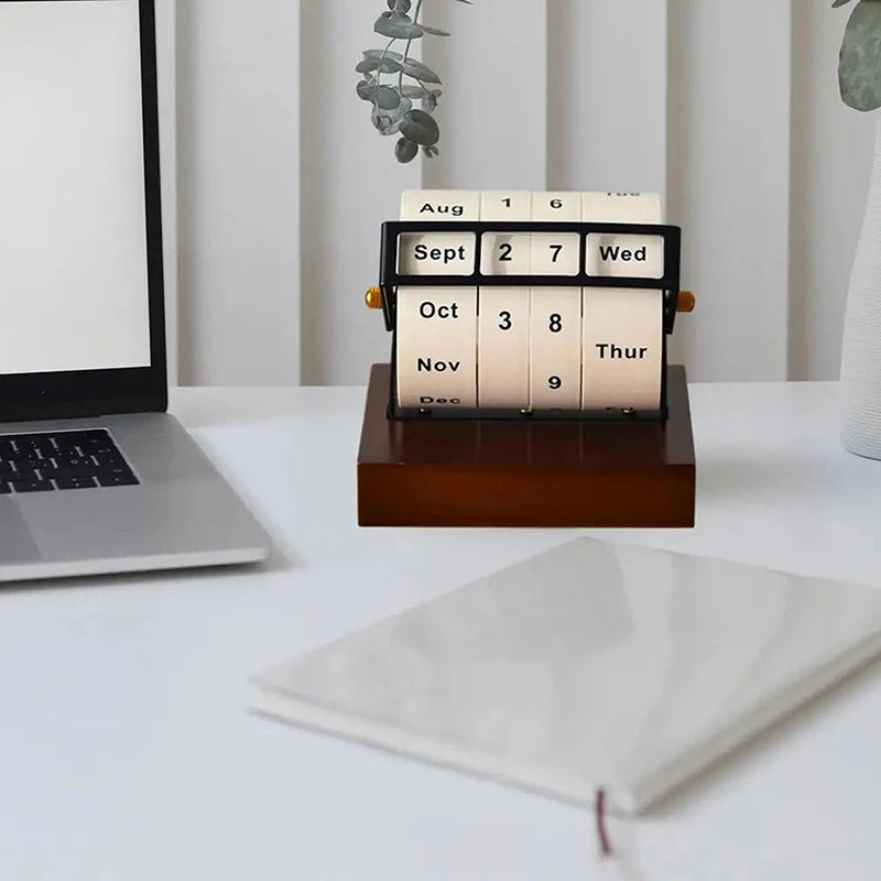The Perpetual Wheeling Desk Calendar