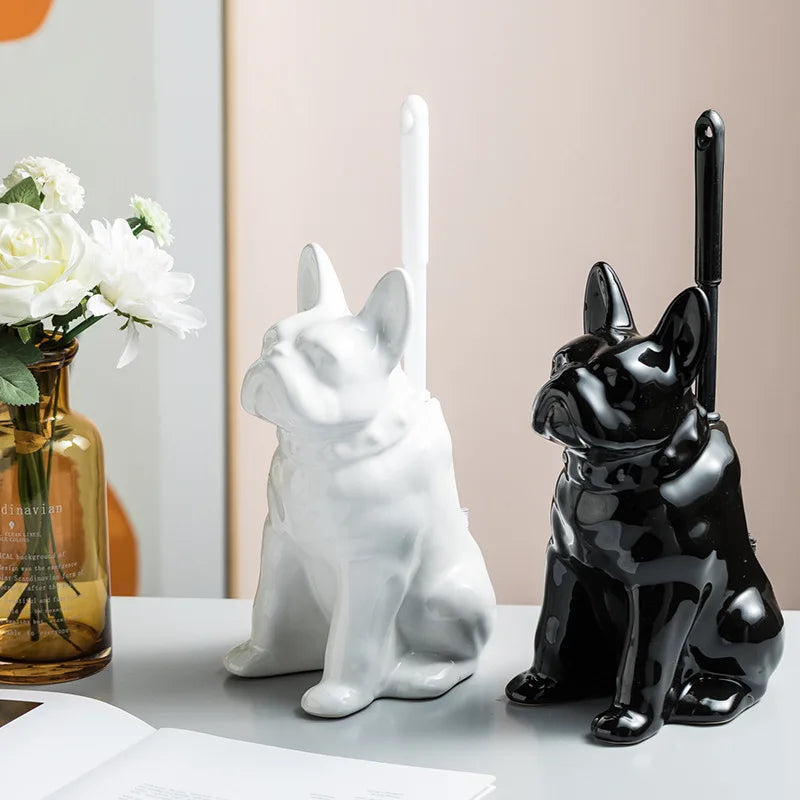Luxury Dog-Shaped Toilet Brush