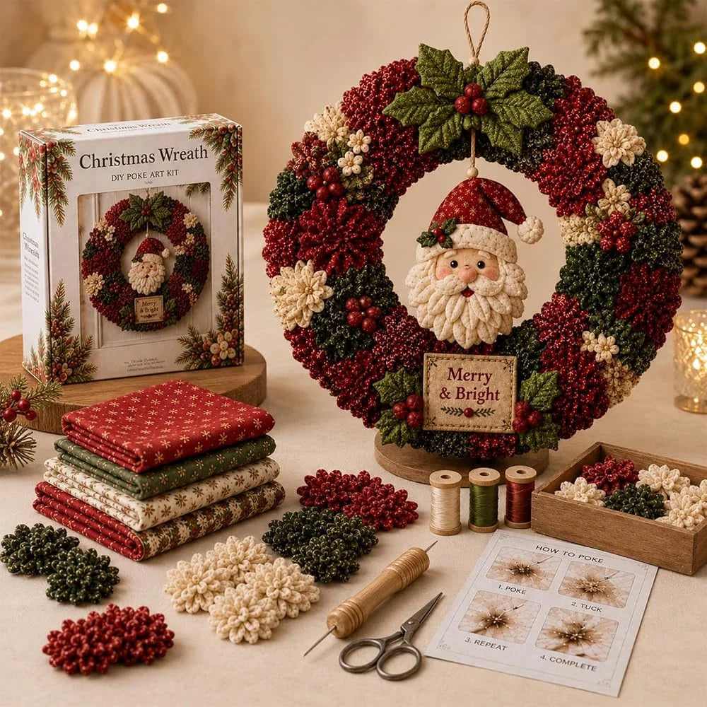 3D Christmas Wreath DIY Craft Kit