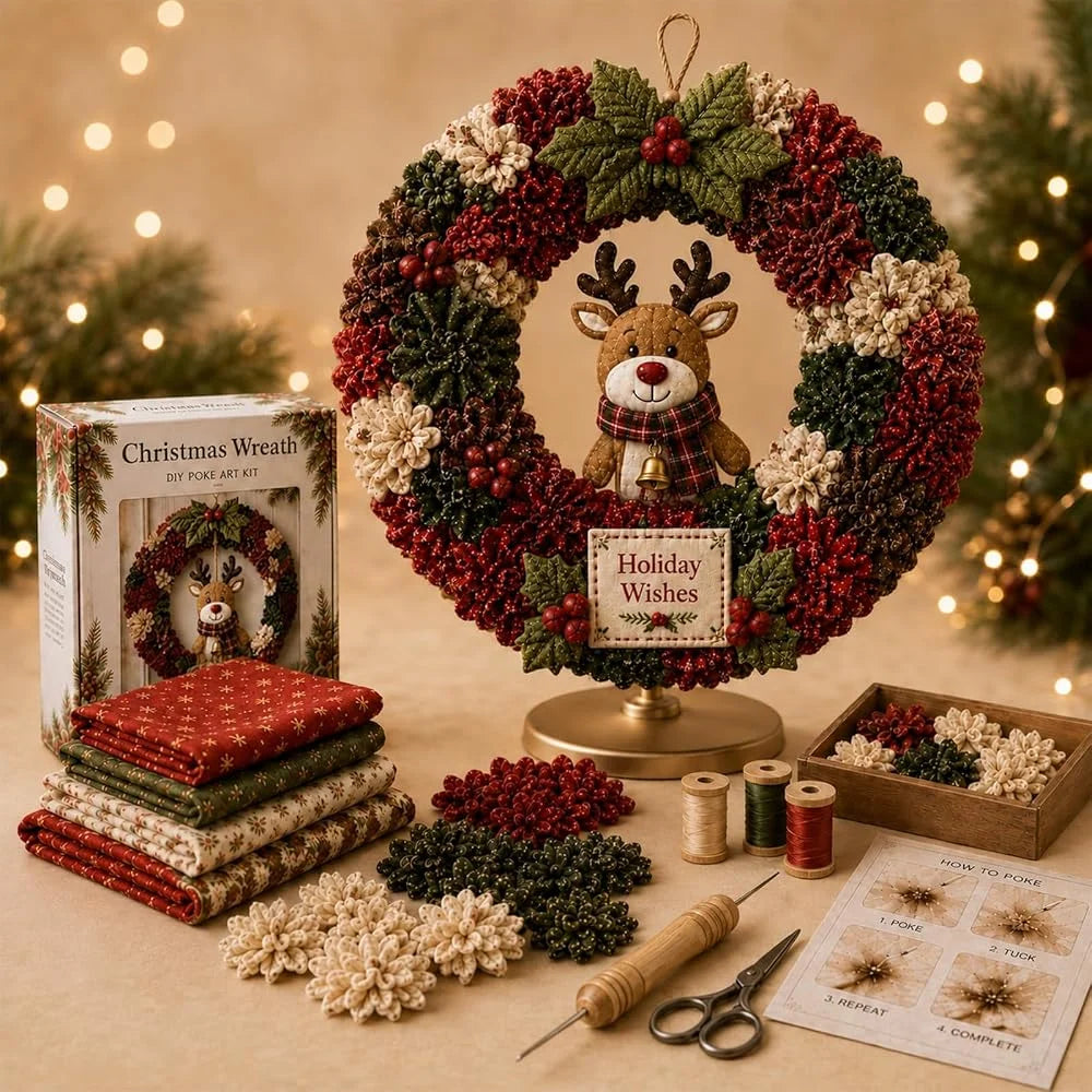 3D Christmas Wreath DIY Craft Kit