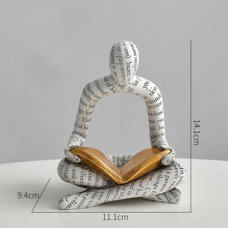 The Abstract Reader Sculpture
